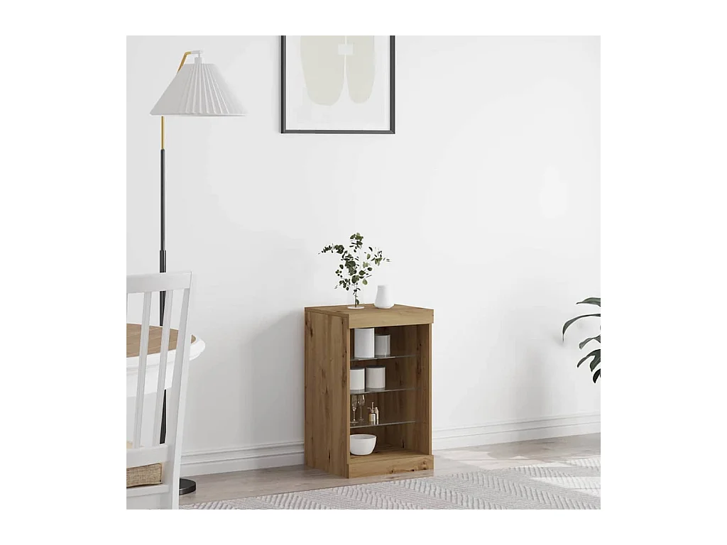 Buffet chêne artisanal 41 x 37 x 67 cm Bois d'ingénierie