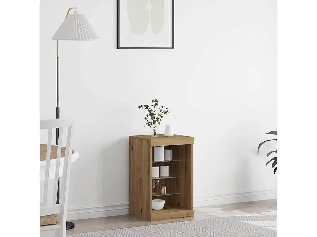 Buffet chêne artisanal 41 x 37 x 67 cm Bois d'ingénierie