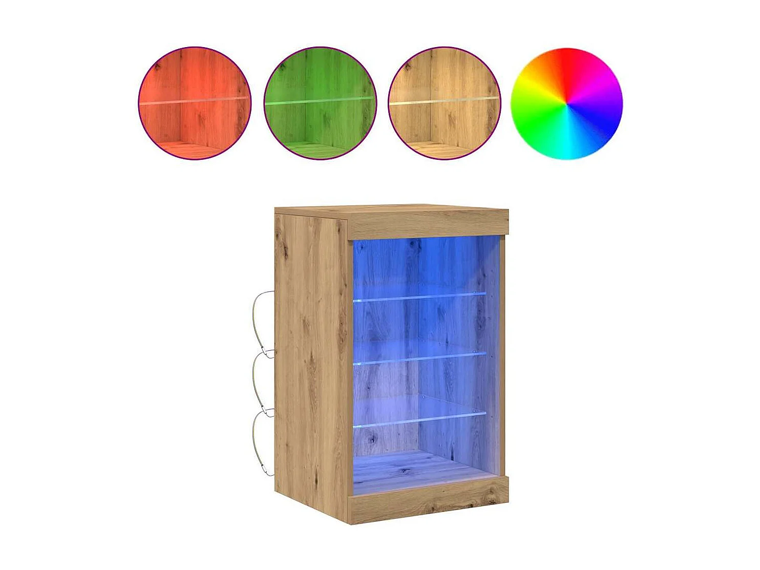 Buffet chêne artisanal 41 x 37 x 67 cm Bois d'ingénierie