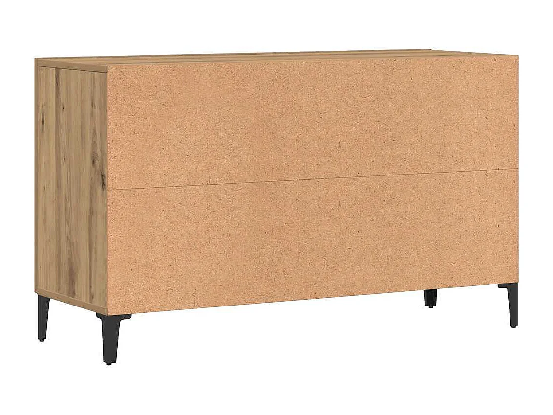 Aparador de madera de ingeniería roble artisan 100x36x60 cm