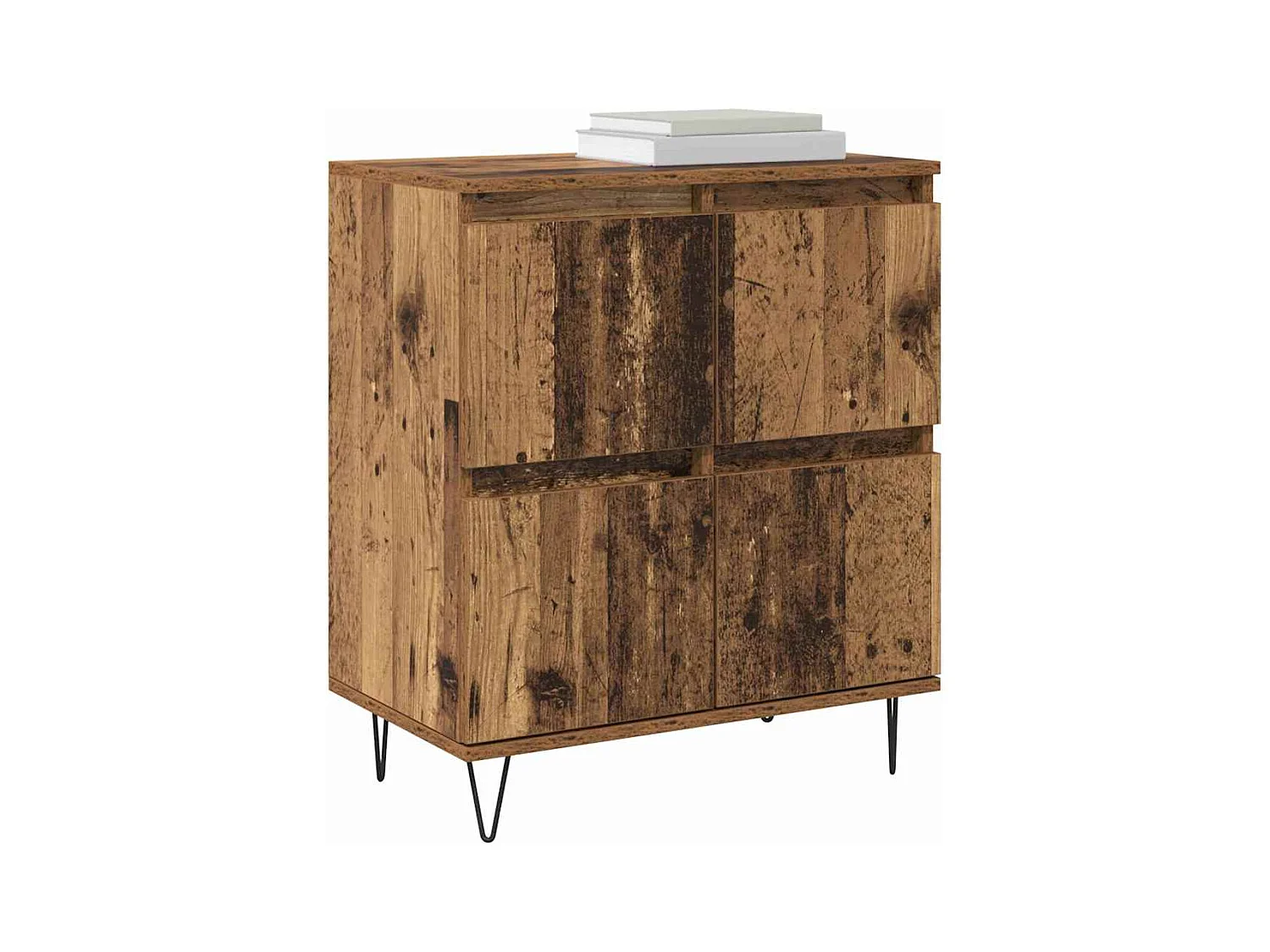 Buffets 2 pièces Bois ancien 120 x 35 x 70 cm Bois d'ingénierie