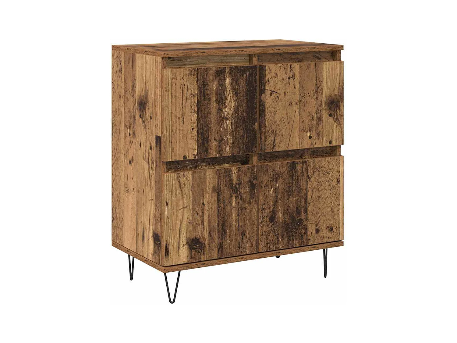 Buffets 2 pièces Bois ancien 120 x 35 x 70 cm Bois d'ingénierie