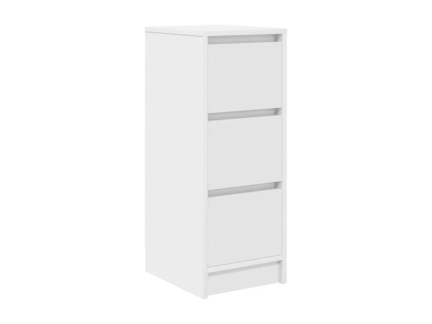 Buffet blanc 29,5x34x76 cm bois d'ingénierie