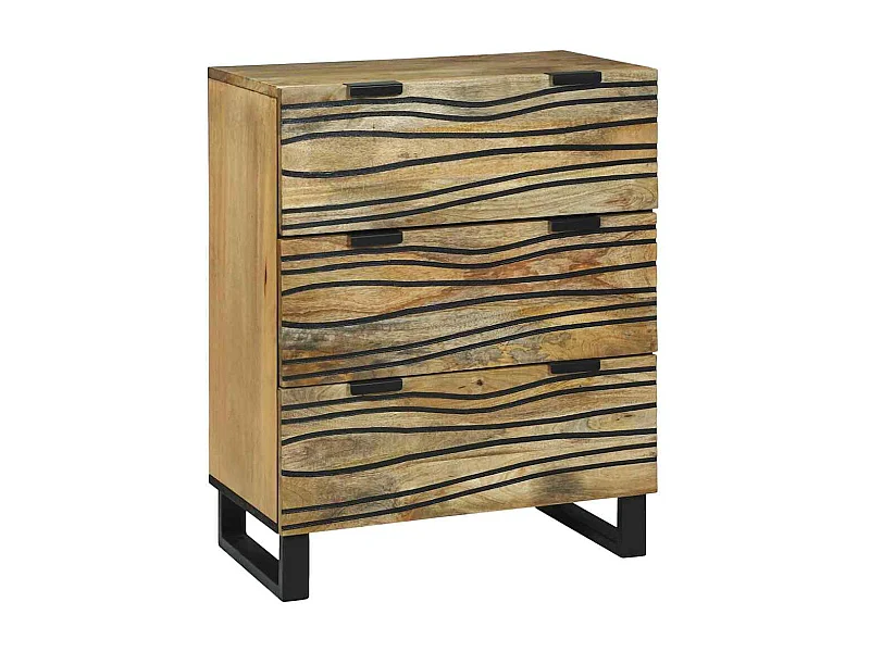 Buffet Marron 60 x 33.5 x 75 cm Bois de manguier massif