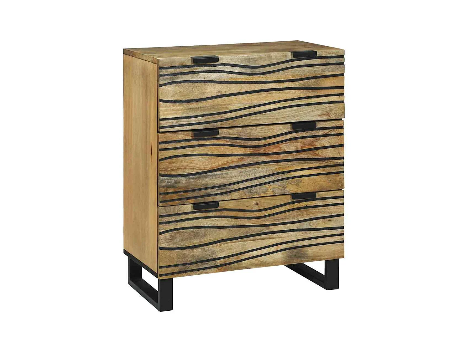 Buffet Marron 60 x 33.5 x 75 cm Bois de manguier massif