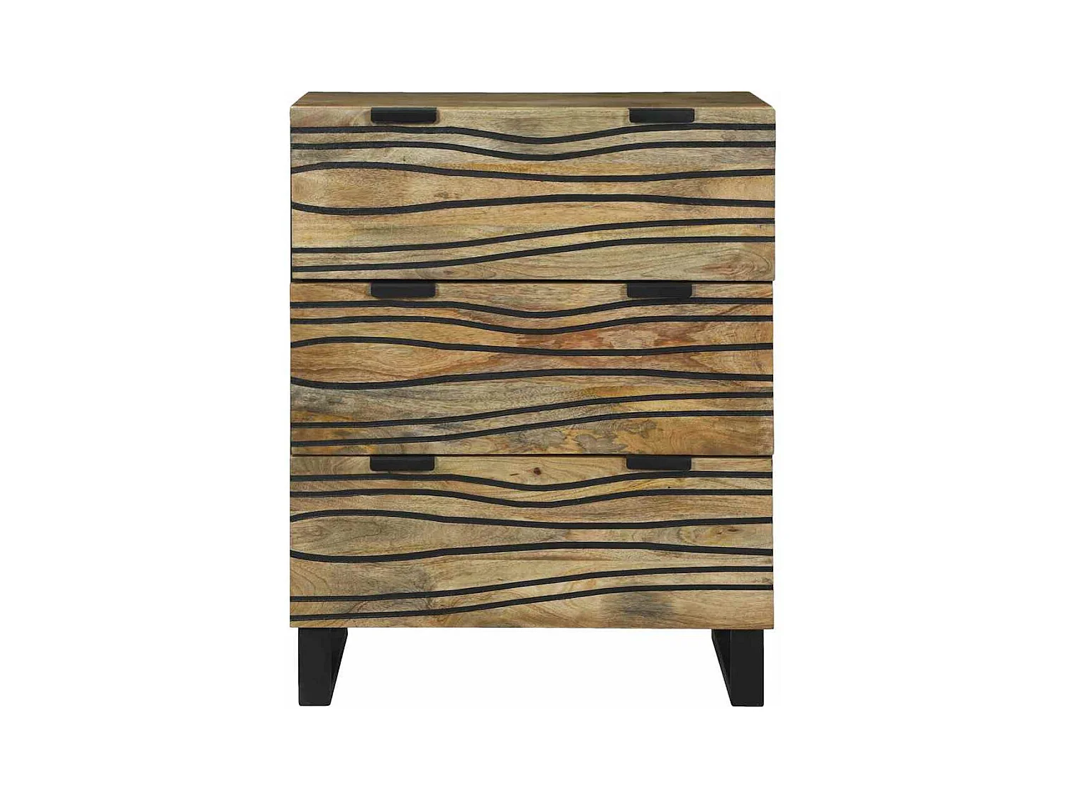 Buffet Marron 60 x 33.5 x 75 cm Bois de manguier massif