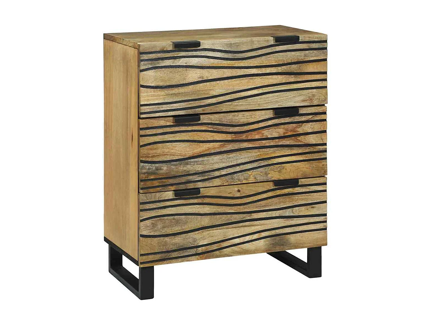 Buffet Marron 60 x 33.5 x 75 cm Bois de manguier massif
