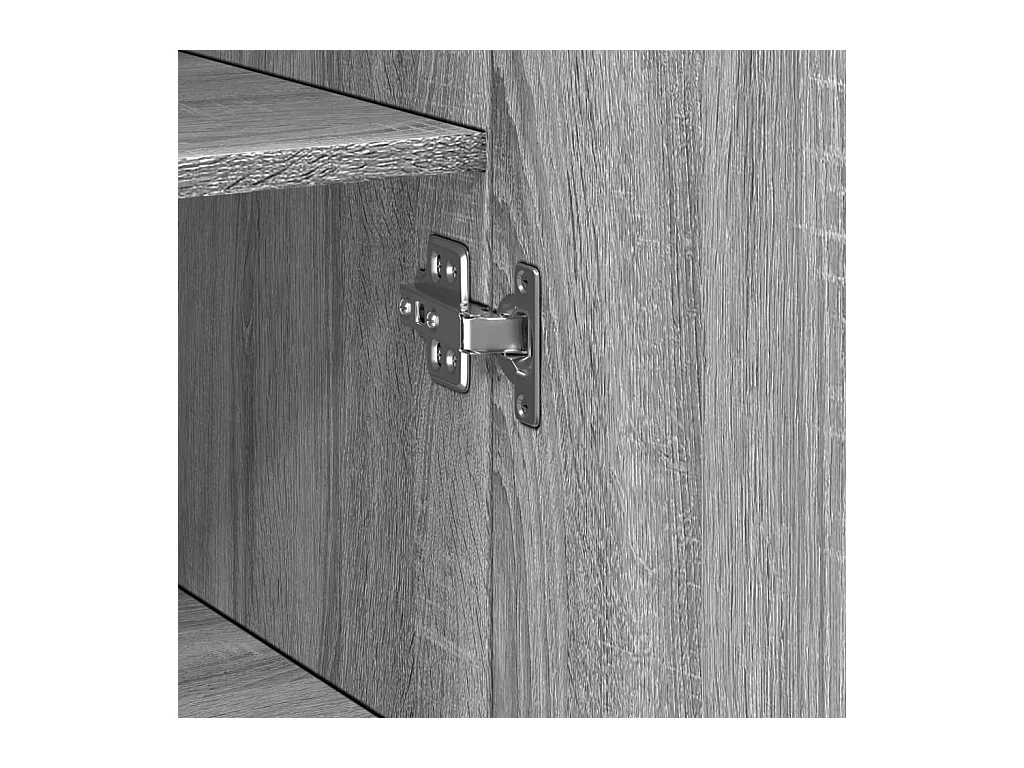 Buffet haut sonoma gris 30x42,5x185 cm bois d'ingénierie