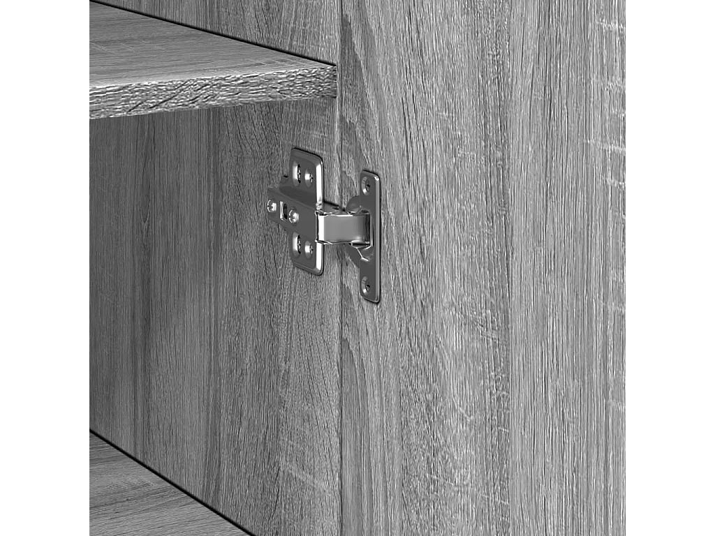 Buffet haut sonoma gris 30x42,5x185 cm bois d'ingénierie