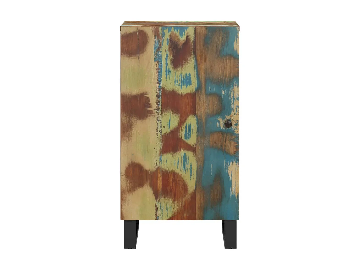 Buffet avec porte 40x31x75 cm bois massif de récupération