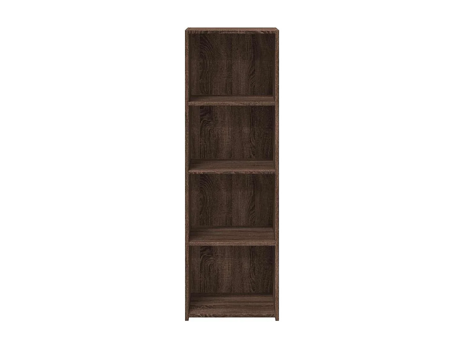 Buffet haut chêne marron 40x41x124 cm bois d'ingénierie
