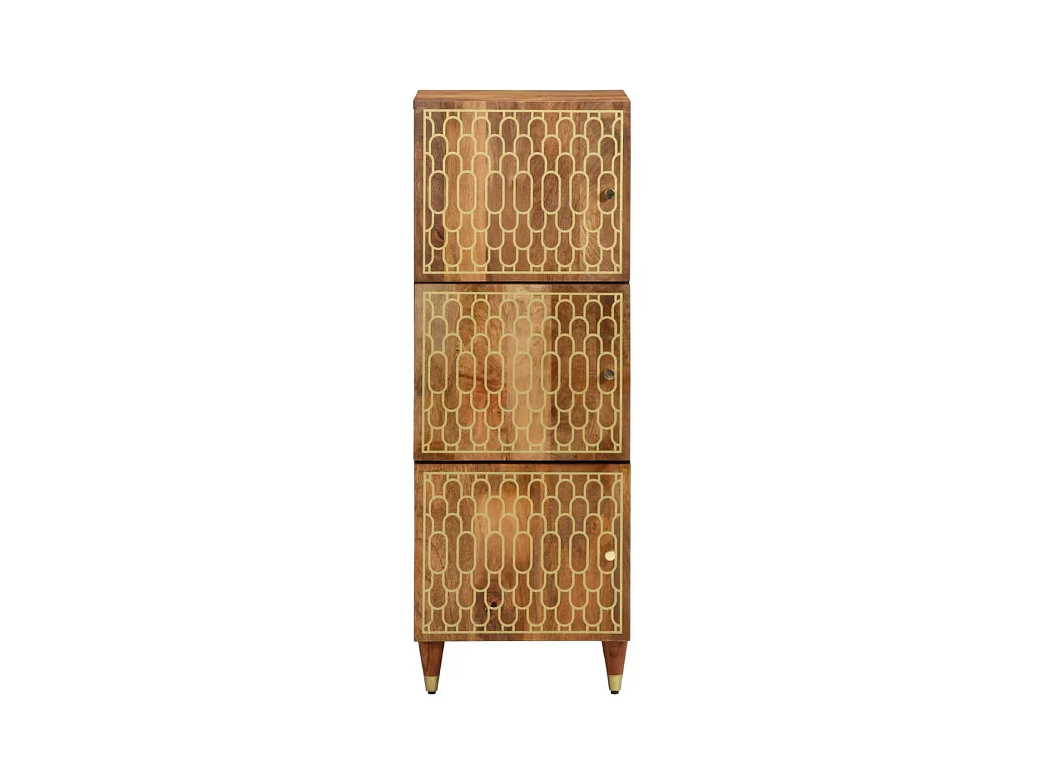 Buffet 40x33x110 cm bois de manguier massif