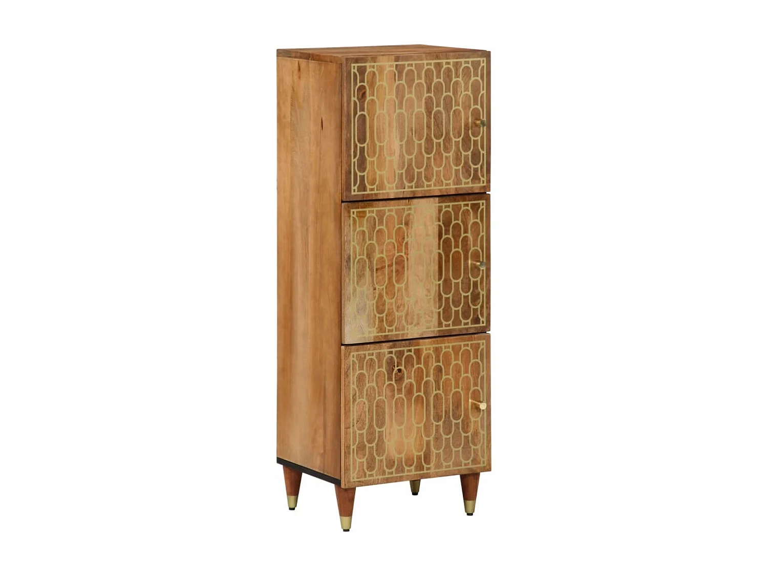 Buffet 40x33x110 cm bois de manguier massif