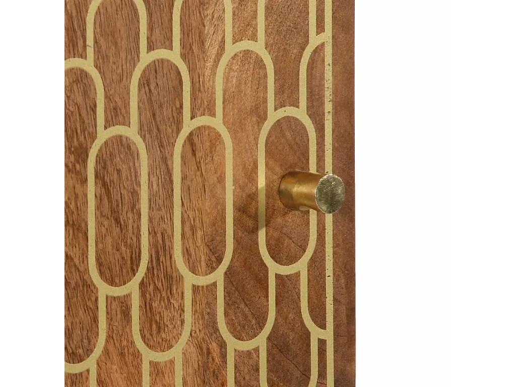 Buffet 40x33x110 cm bois de manguier massif