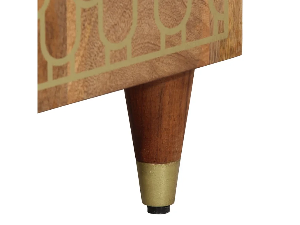 Buffet 40x33x110 cm bois de manguier massif