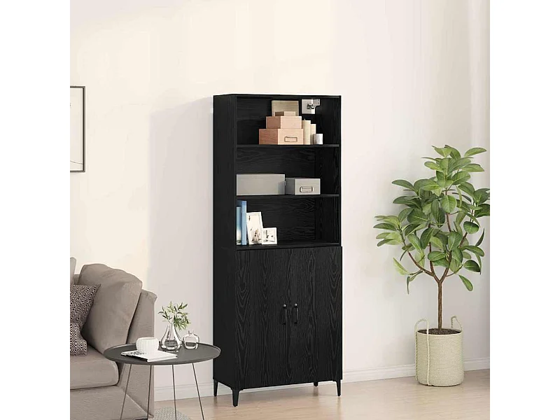 Buffet Carvalho preto 69.5 x 32.5 x 180 cm Madeira processada