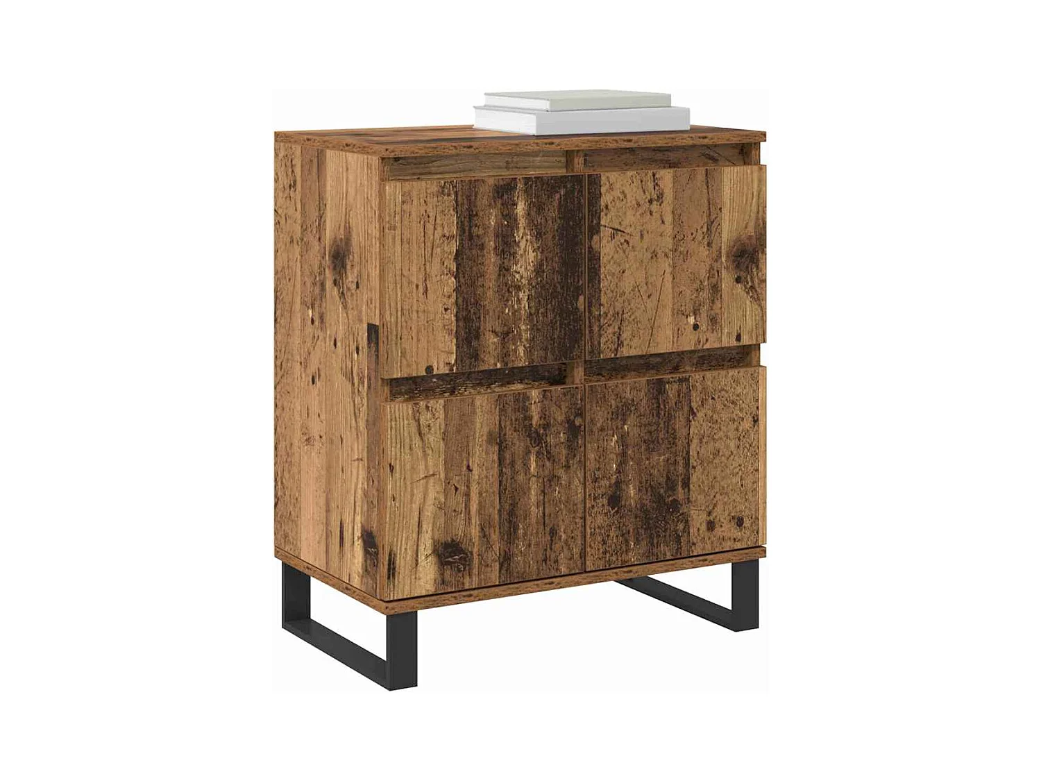 Buffets 2 pièces Bois ancien 120 x 35 x 70 cm Bois d'ingénierie