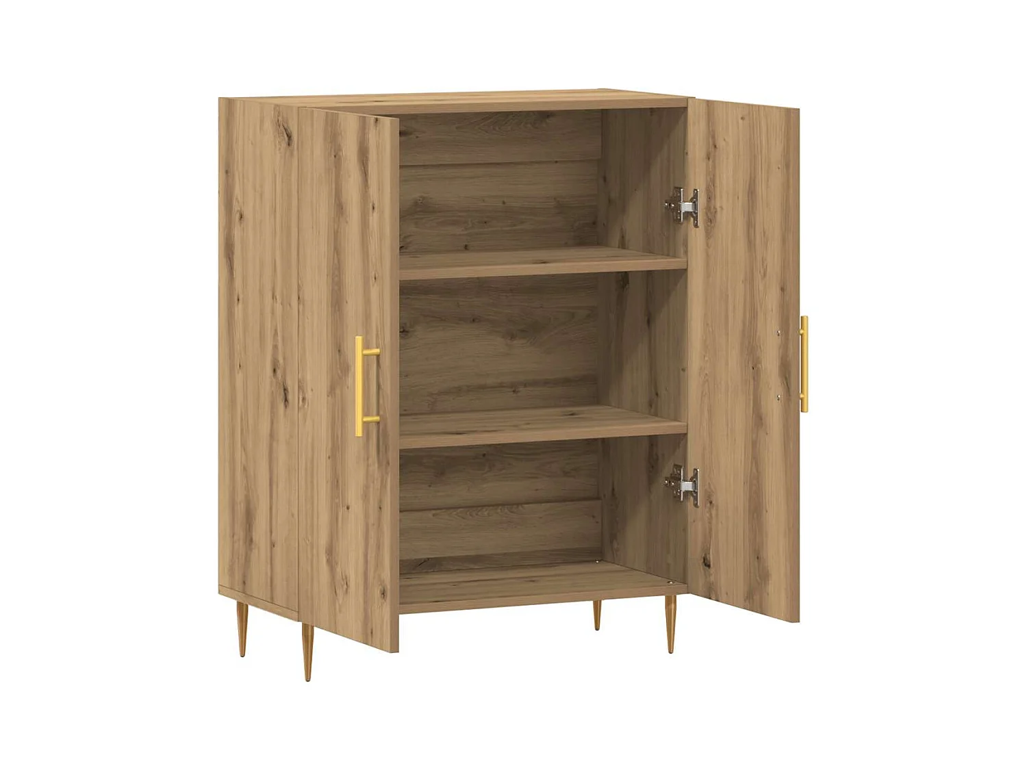 Aparador de madera de ingeniería roble artisan 69,5x34x90 cm