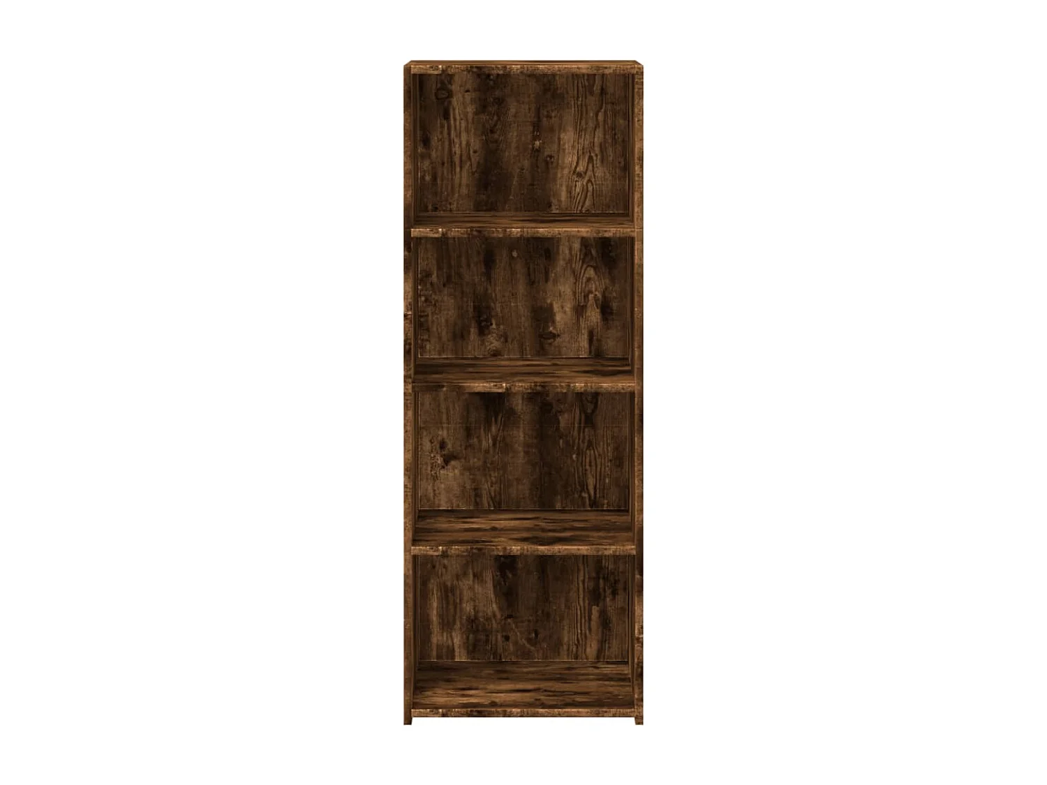 Buffet haut chêne fumé 45x41x124 cm bois d'ingénierie