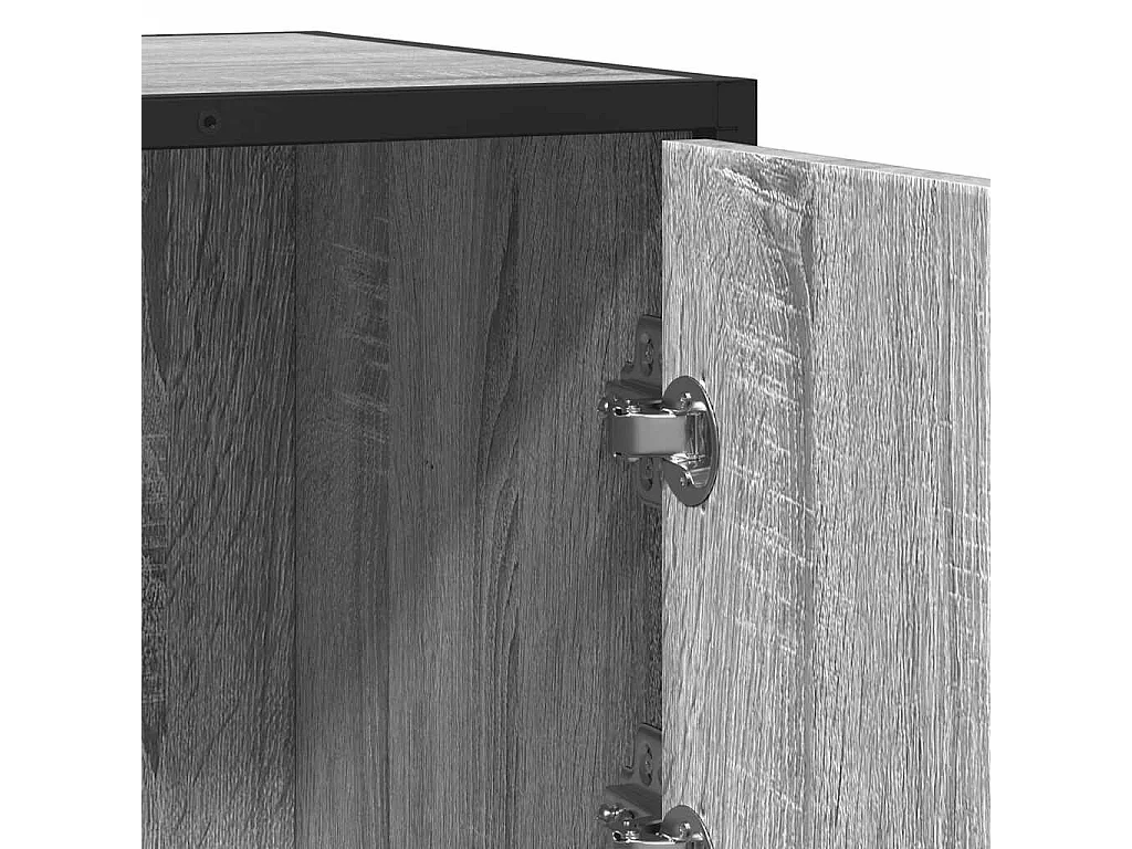 Buffet sonoma gris 68x35x76 cm bois d'ingénierie