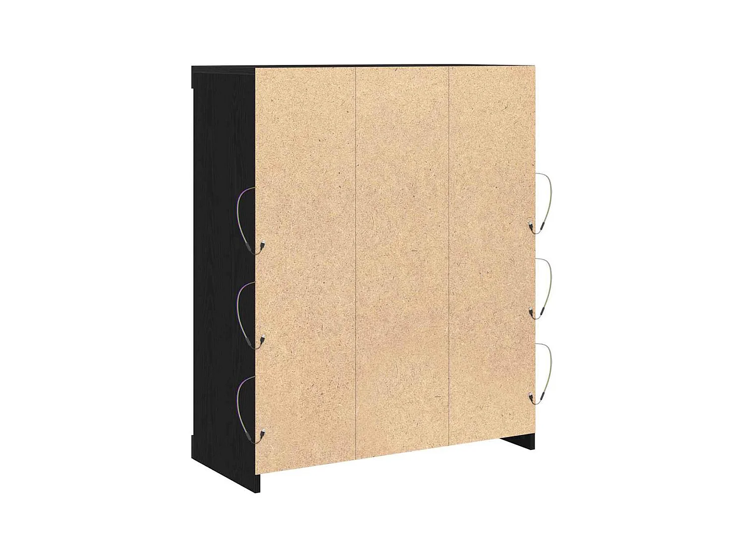 Buffet Chêne noir 41 x 37 x 100 cm Bois d'ingénierie