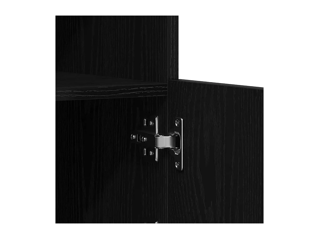 Buffet Chêne noir 41 x 37 x 100 cm Bois d'ingénierie