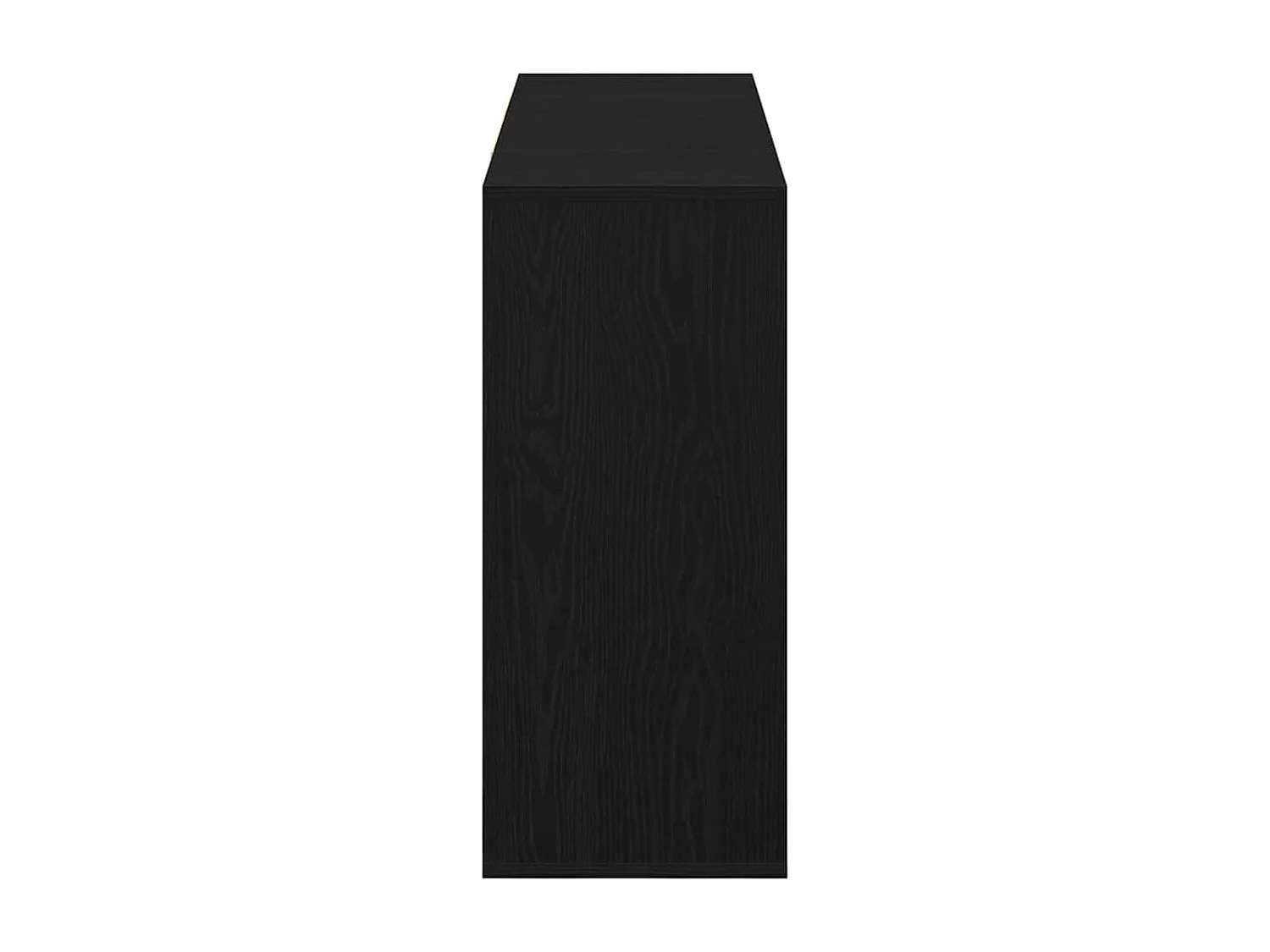 Buffet Chêne noir 120 x 30 x 75 cm Bois d'ingénierie