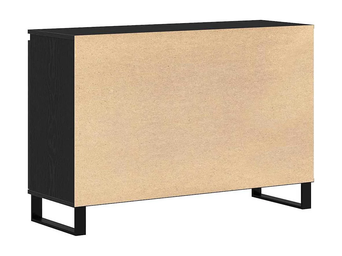 Buffet Chêne noir 101.5 x 35 x 70 cm Bois d'ingénierie