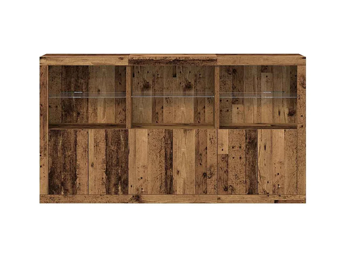 Buffet Bois ancien 181.5 x 37 x 100 cm Bois d'ingénierie