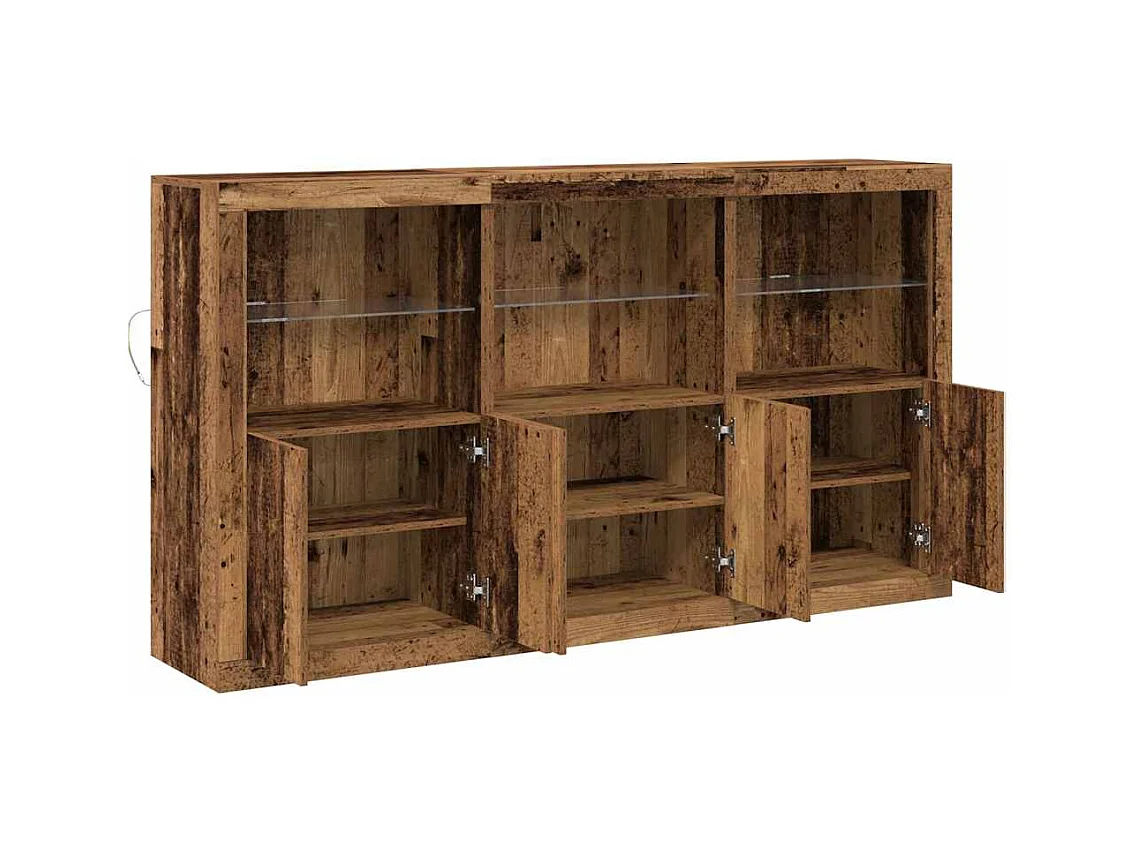 Buffet Bois ancien 181.5 x 37 x 100 cm Bois d'ingénierie