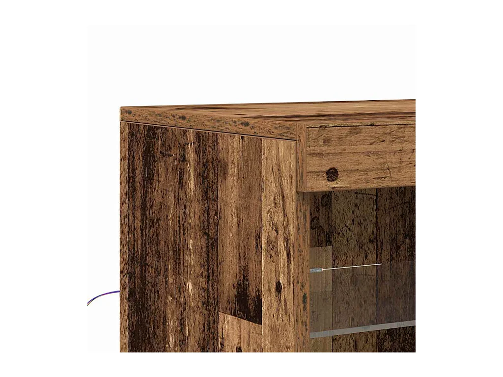 Buffet Bois ancien 181.5 x 37 x 100 cm Bois d'ingénierie