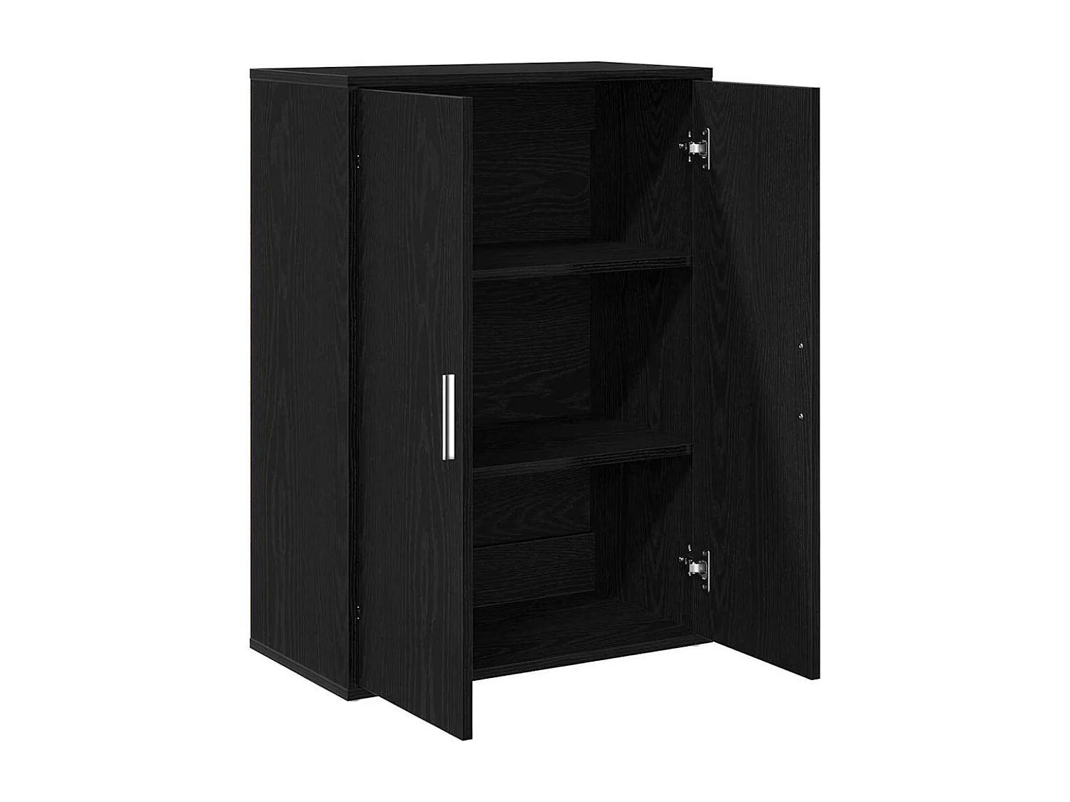 Buffet Chêne noir 60 x 31 x 84 cm Bois d'ingénierie