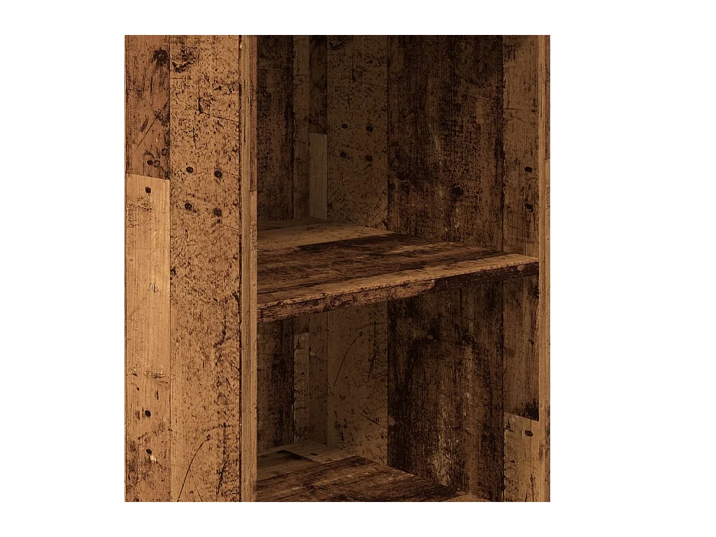 Buffet haut vieux bois 36x35,5x103,5 cm bois d'ingénierie