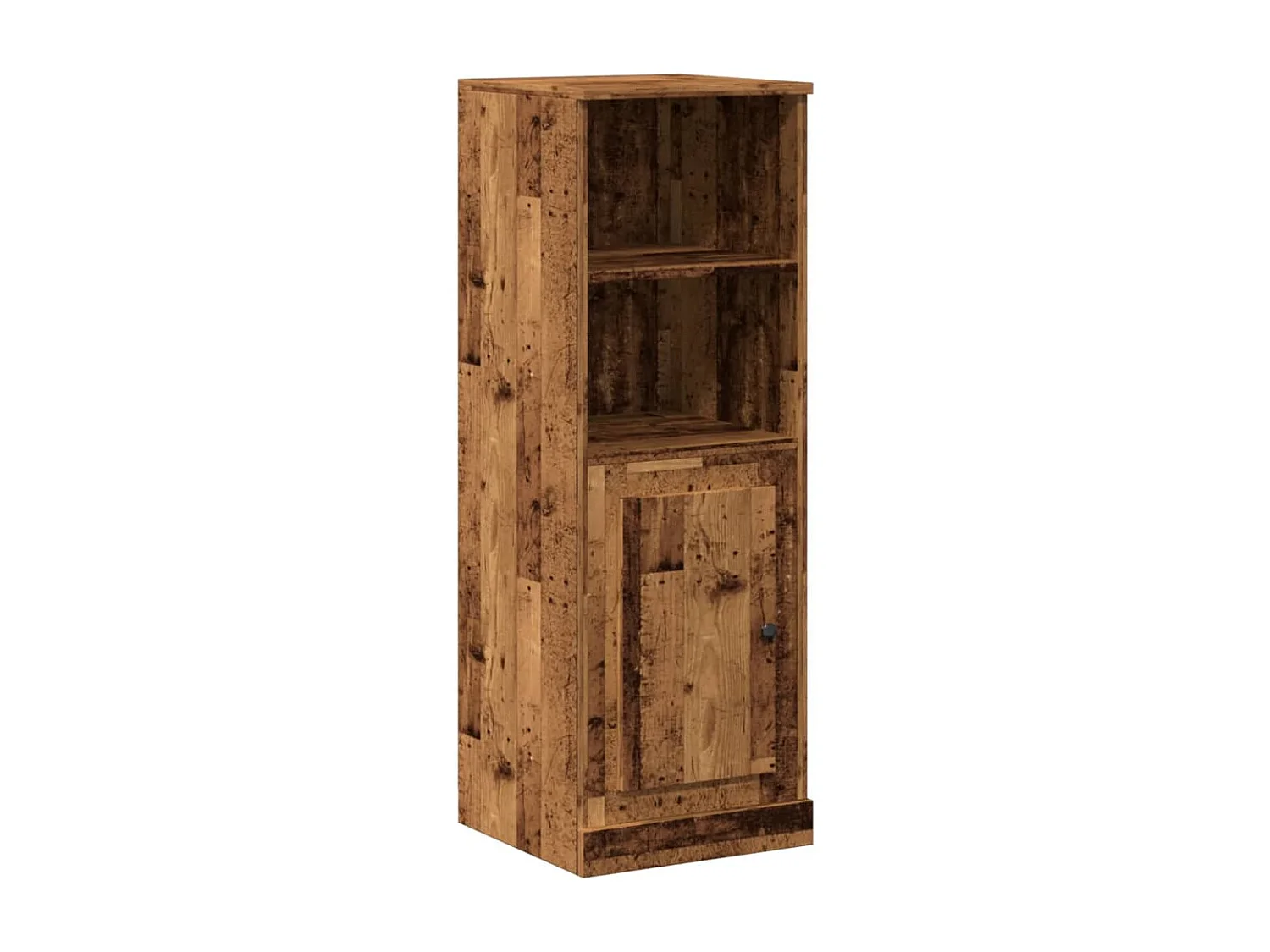 Buffet haut vieux bois 36x35,5x103,5 cm bois d'ingénierie