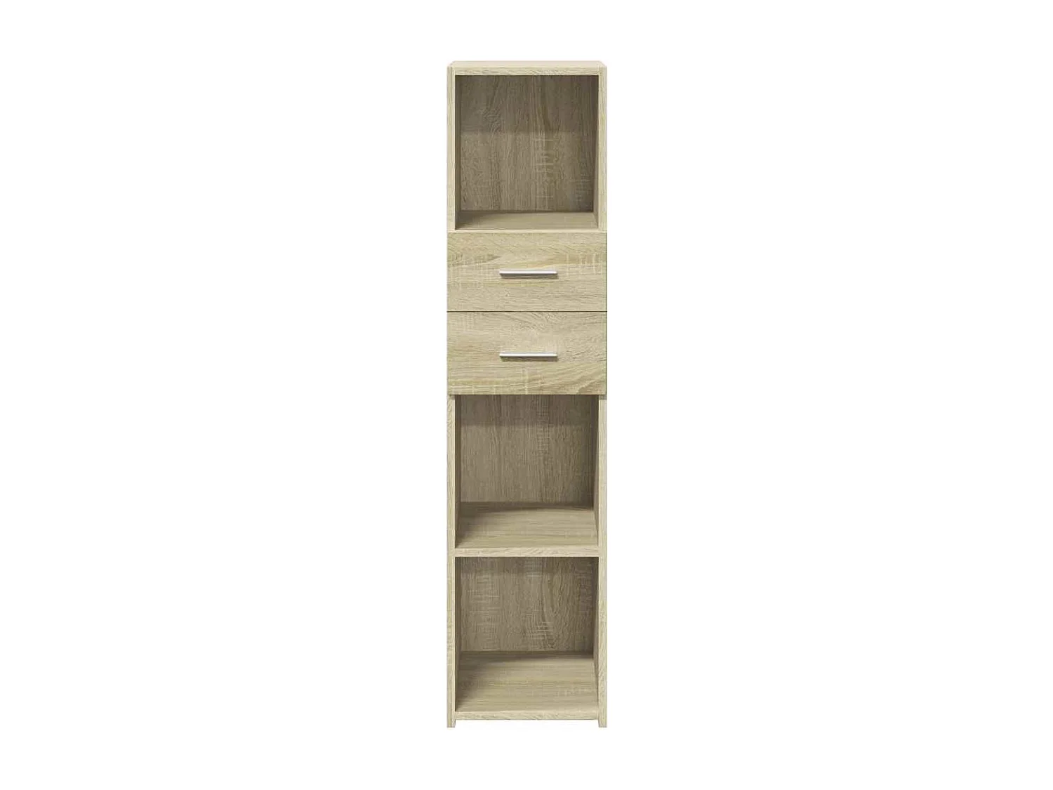Buffet haut chêne sonoma 30x42,5x124 cm bois d'ingénierie