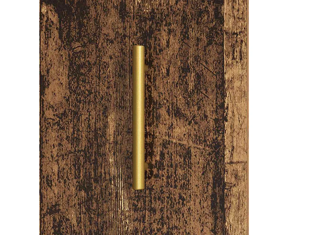 Dressoir Oud hout 34 x 34,5 x 90 cm Bewerkt hout