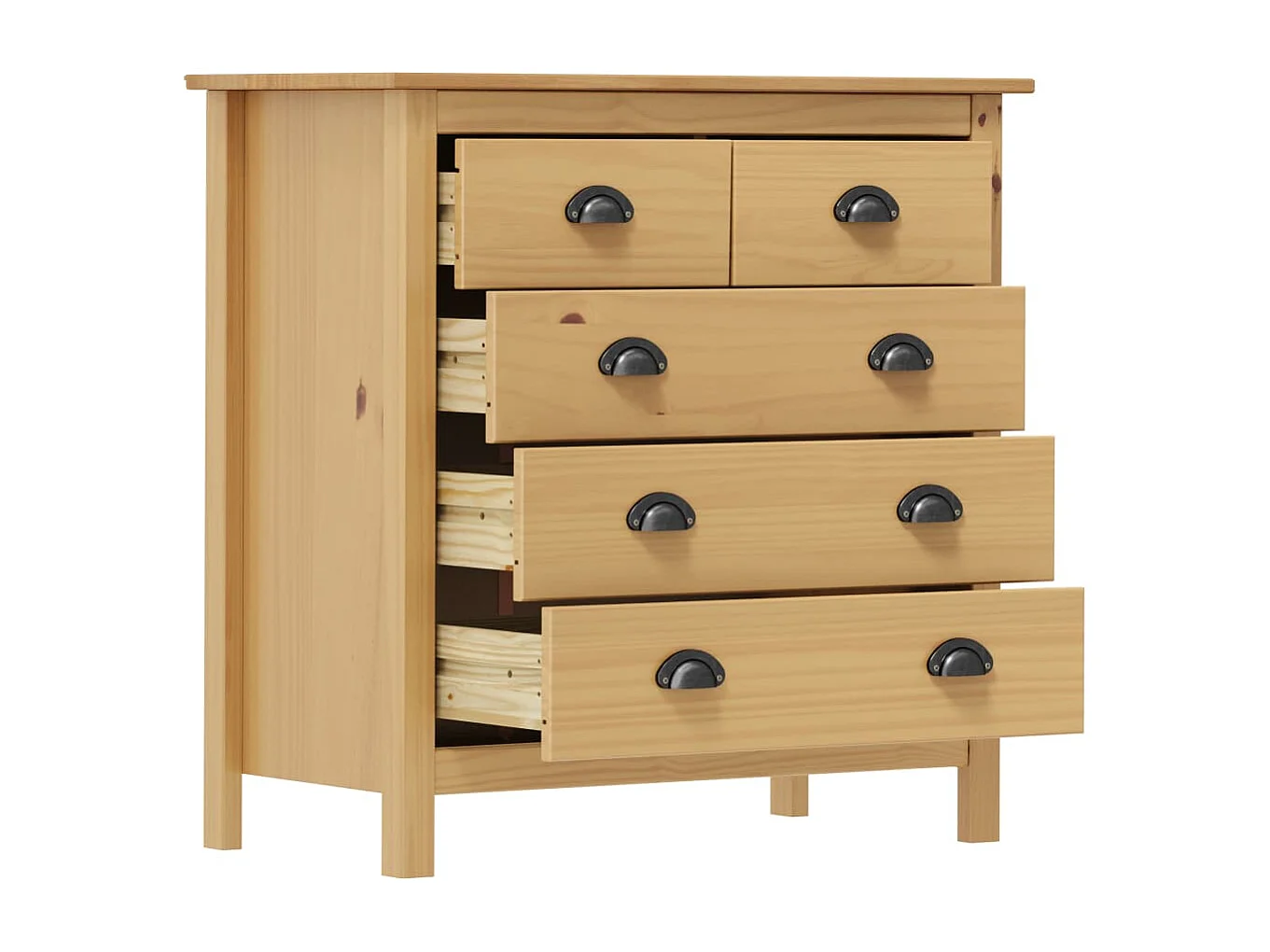 Buffet Hill 79x40x80 cm Bois de pin solide