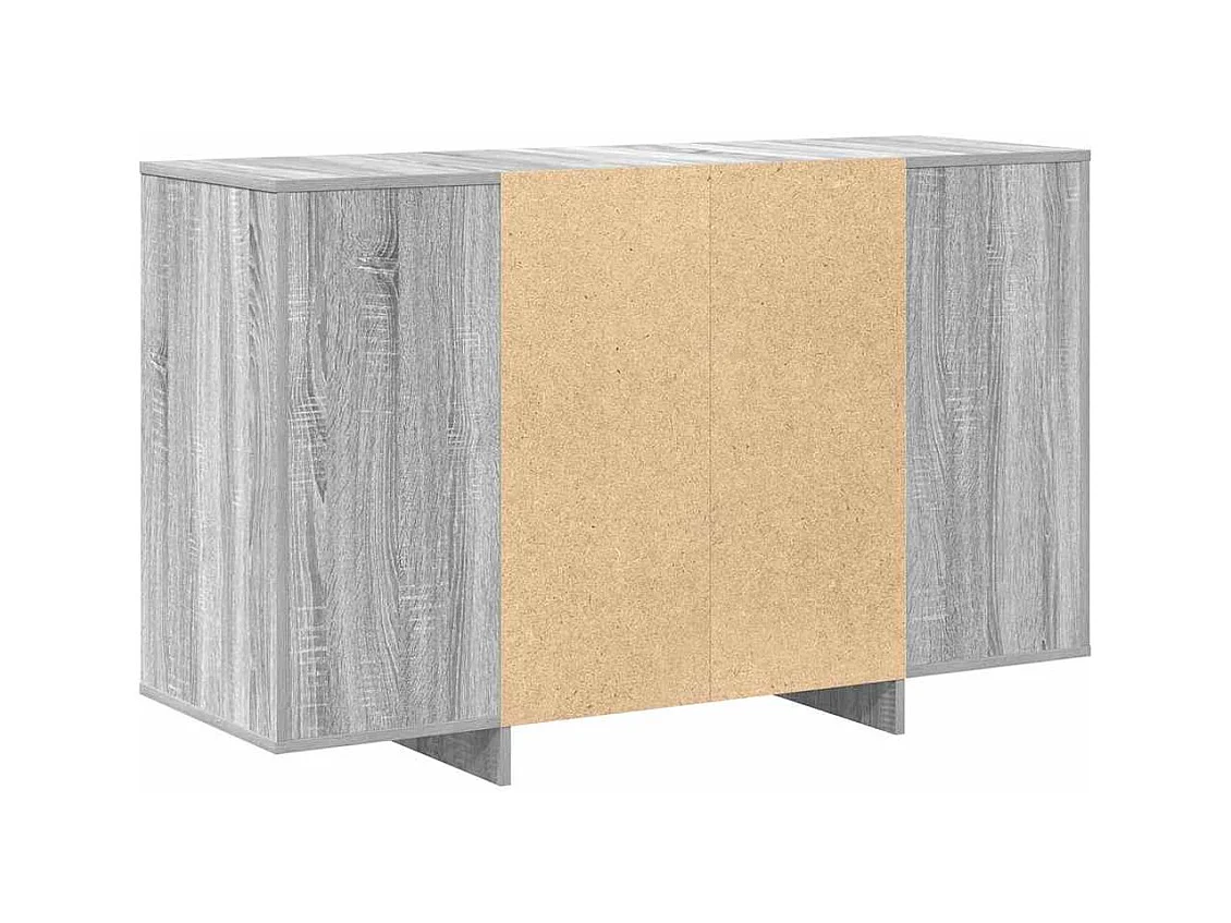 Buffet Sonoma gris 120 x 41 x 75 cm Bois d'ingénierie