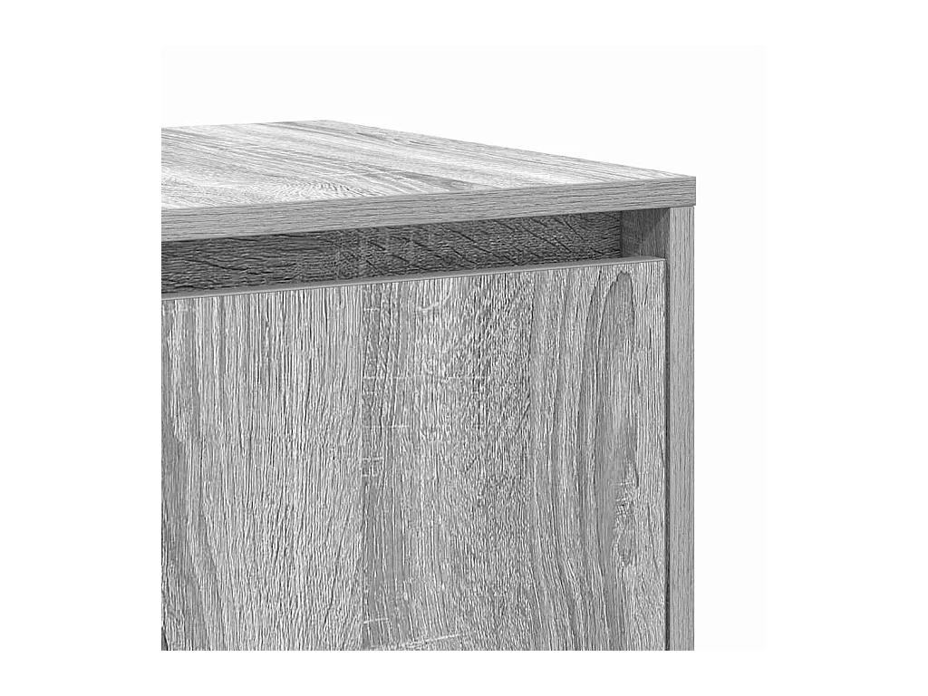 Buffet Sonoma gris 120 x 41 x 75 cm Bois d'ingénierie