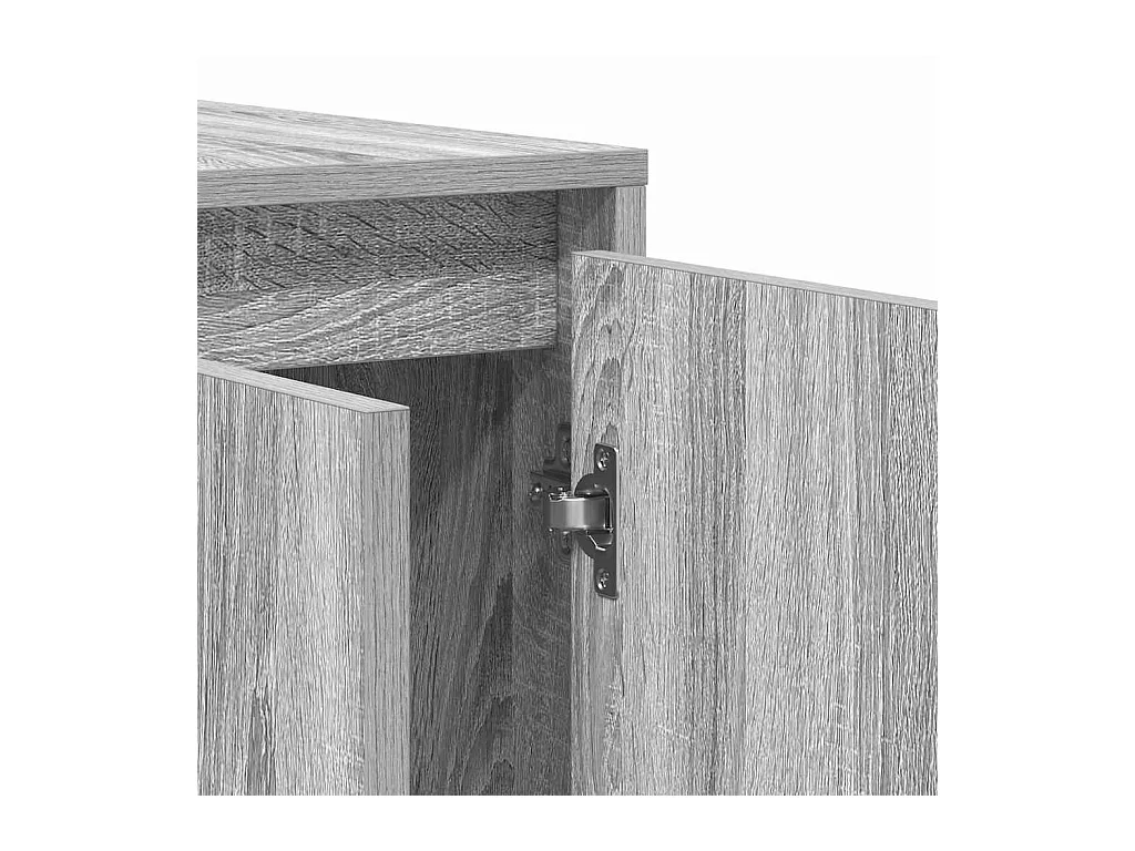 Buffet Sonoma gris 120 x 41 x 75 cm Bois d'ingénierie
