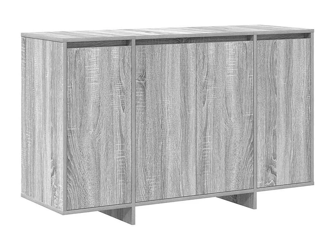 Buffet Sonoma gris 120 x 41 x 75 cm Bois d'ingénierie