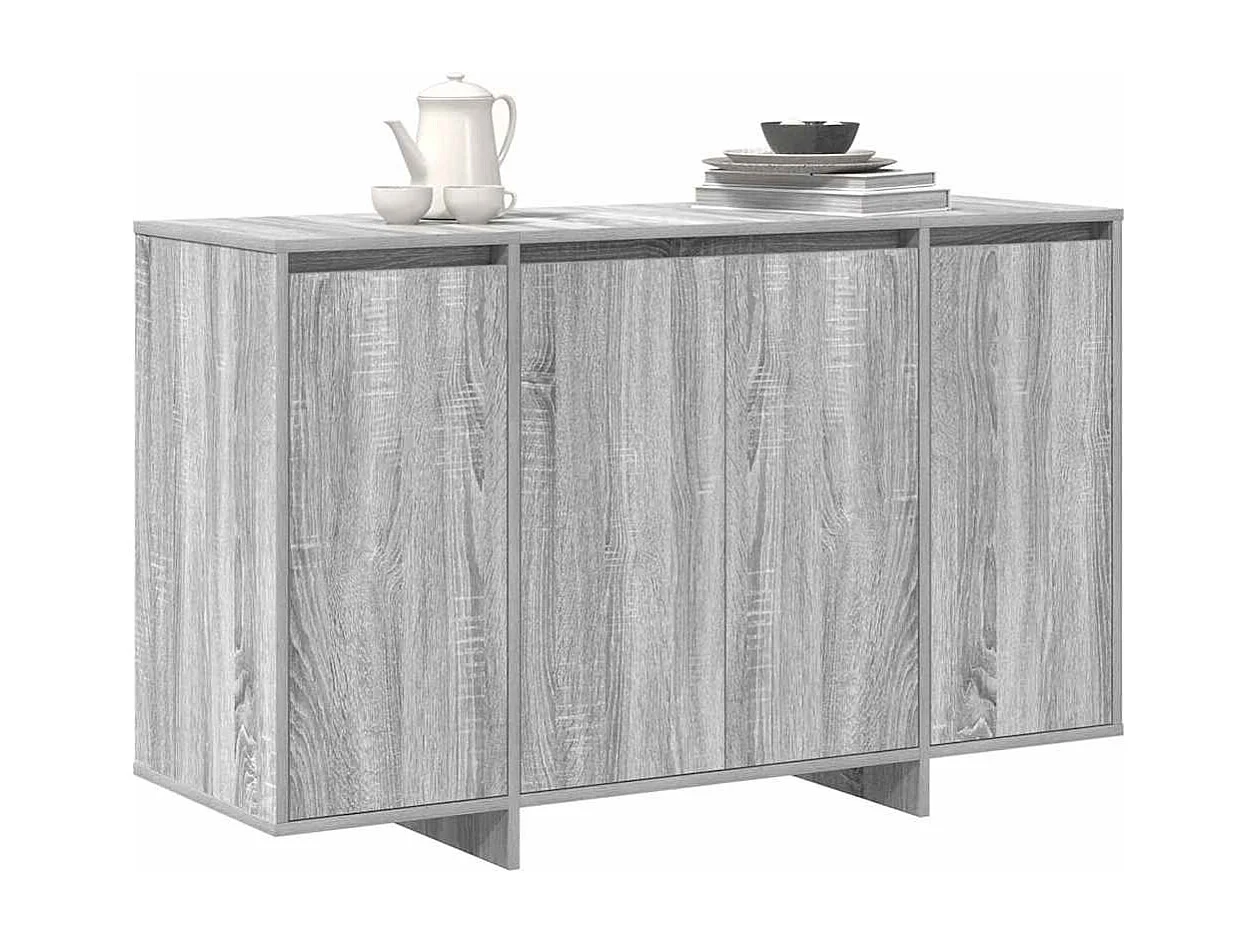 Buffet Sonoma gris 120 x 41 x 75 cm Bois d'ingénierie