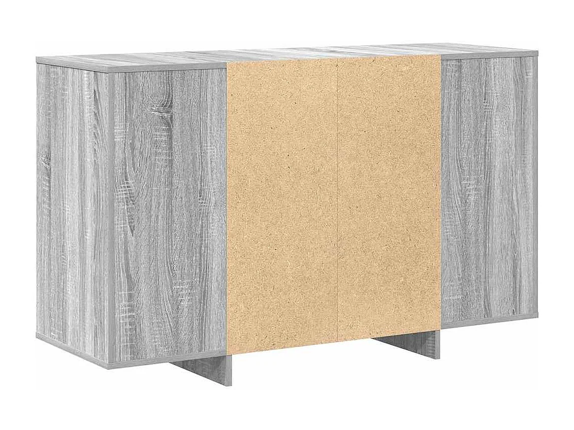 Buffet Sonoma gris 120 x 41 x 75 cm Bois d'ingénierie