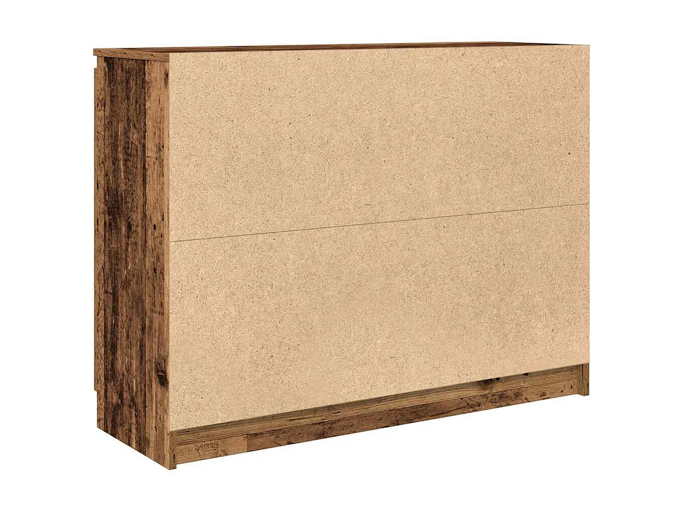 Buffet avec tiroirs vieux bois 100,5x35x76 cm bois d'ingénierie