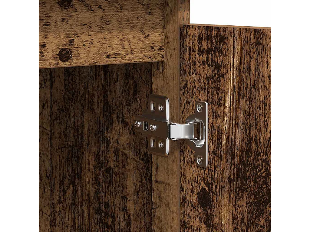 Buffet avec tiroirs vieux bois 100,5x35x76 cm bois d'ingénierie