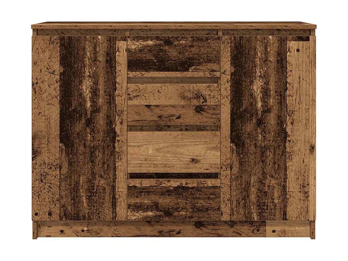 Aparador com gavetas 100,5x35x76cm deriv. madeira madeira velha