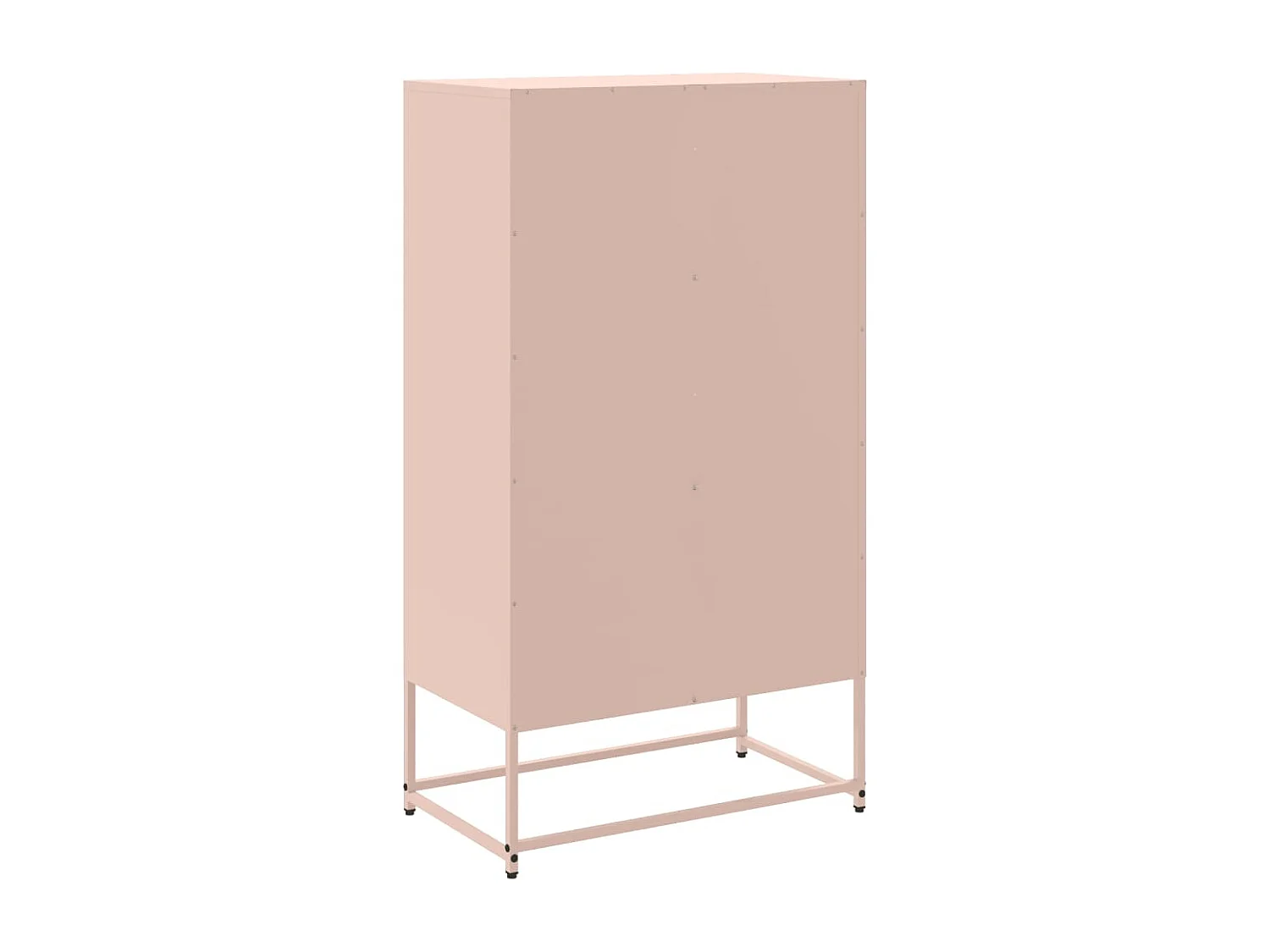 Buffet rose 68,5x38,5x123,5 cm acier