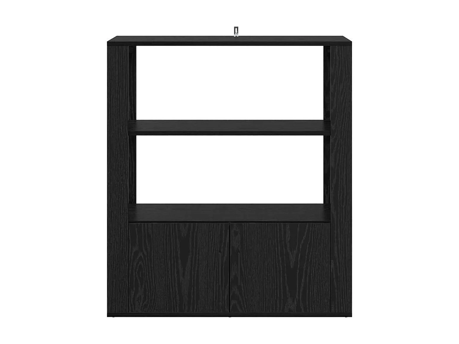 Buffet Chêne noir 30 x 80 x 90 cm Bois d'ingénierie