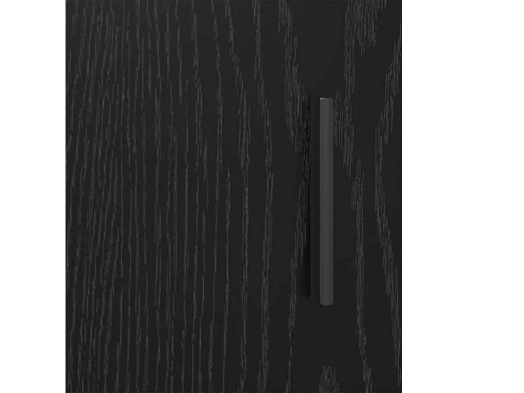 Buffet Chêne noir 30 x 80 x 90 cm Bois d'ingénierie