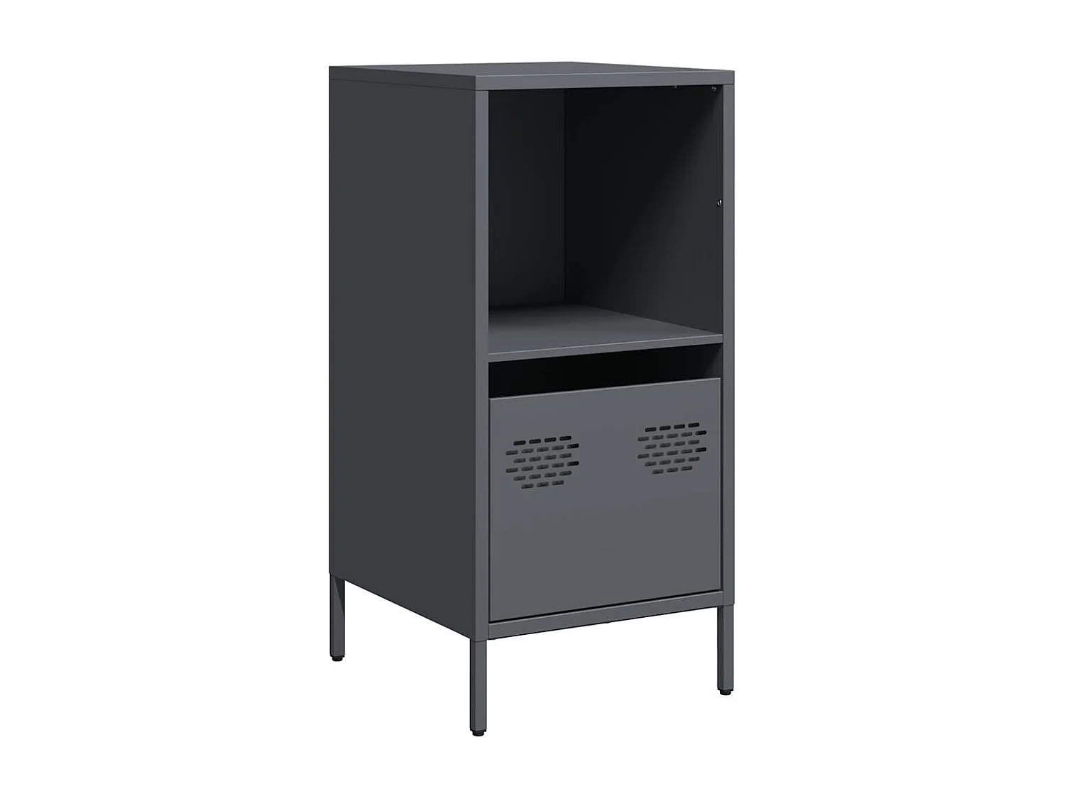 Buffet anthracite 35x39x73,5 cm acier laminé à froid